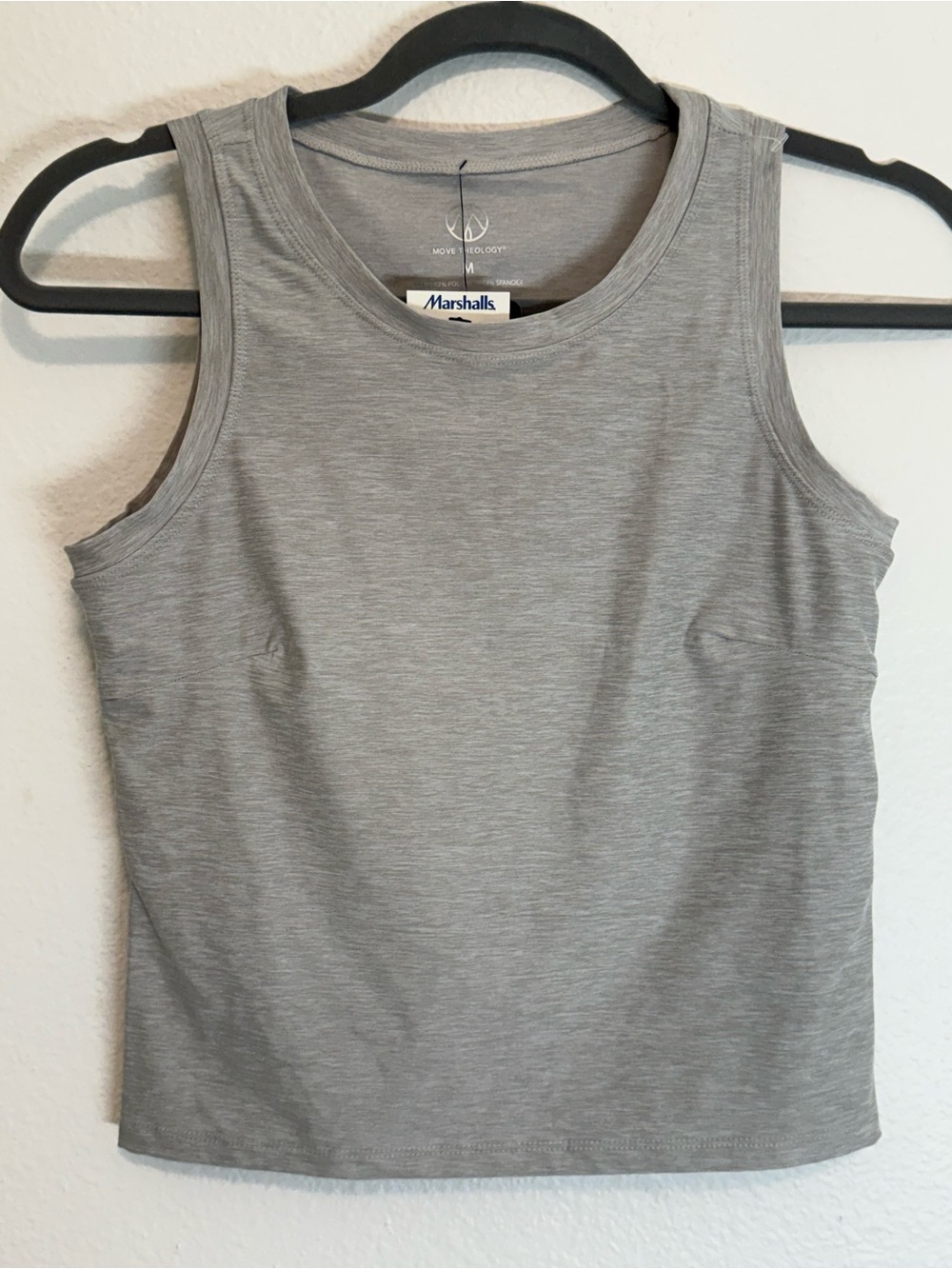 NWT Move Theology Butter Soft Cut-Out Contour Tank size M